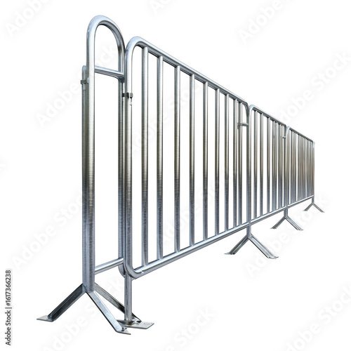 Wallpaper Mural Metal crowd barrier isolated on transparent background Torontodigital.ca