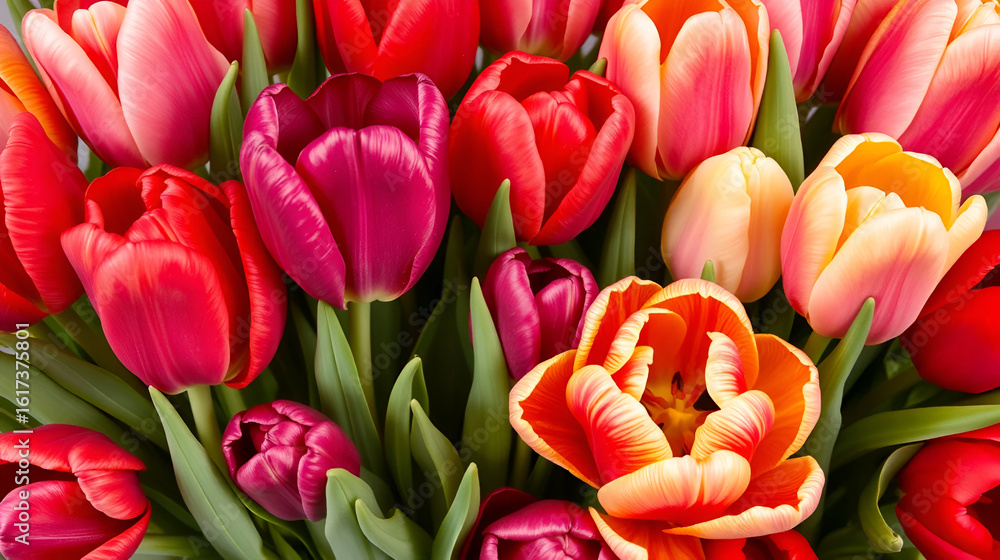 Apotheosis of colored tulips Apotheosis of colored tulips