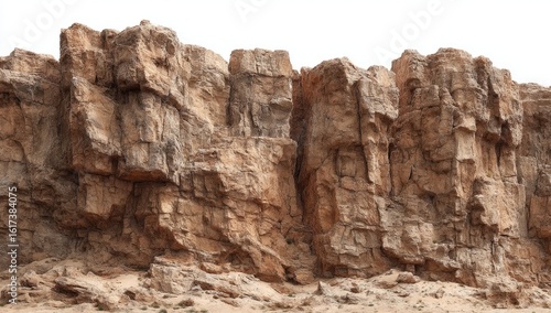 Wallpaper Mural Tan rock face, textured and rugged Torontodigital.ca