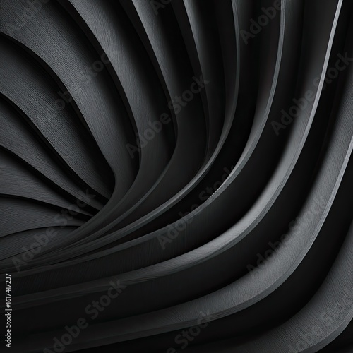 Wallpaper Mural Abstract dark swirling metal Torontodigital.ca