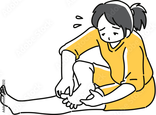 足の裏トラブルに困る女性