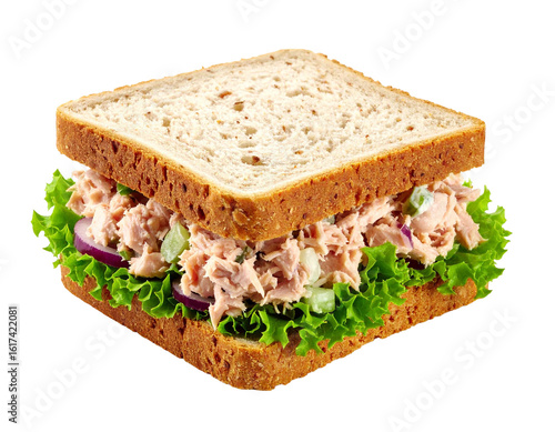 Hearty Tuna Sandwich with Crispy Lettuce