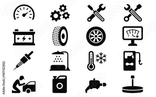 Automotive icon set