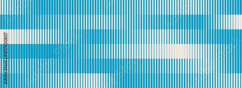 Blue and beige striped halftone gradient texture. Fading line gradation background. Repeating strip pattern backdrop. Parallel lines wallpaper. Vector halfton patern overlay. Doppler effect concept