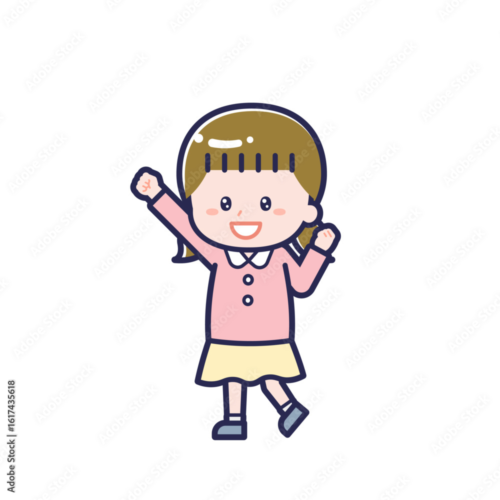 私服のこども/ななめ/女の子 06 私服のこども/ななめ/女の子 06