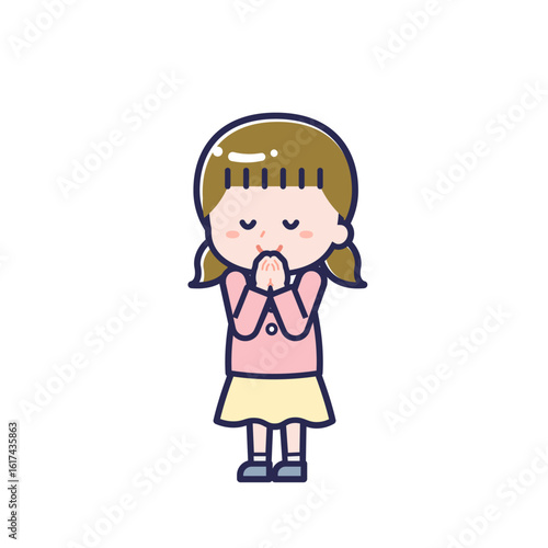 私服のこども／ななめ／女の子 24
