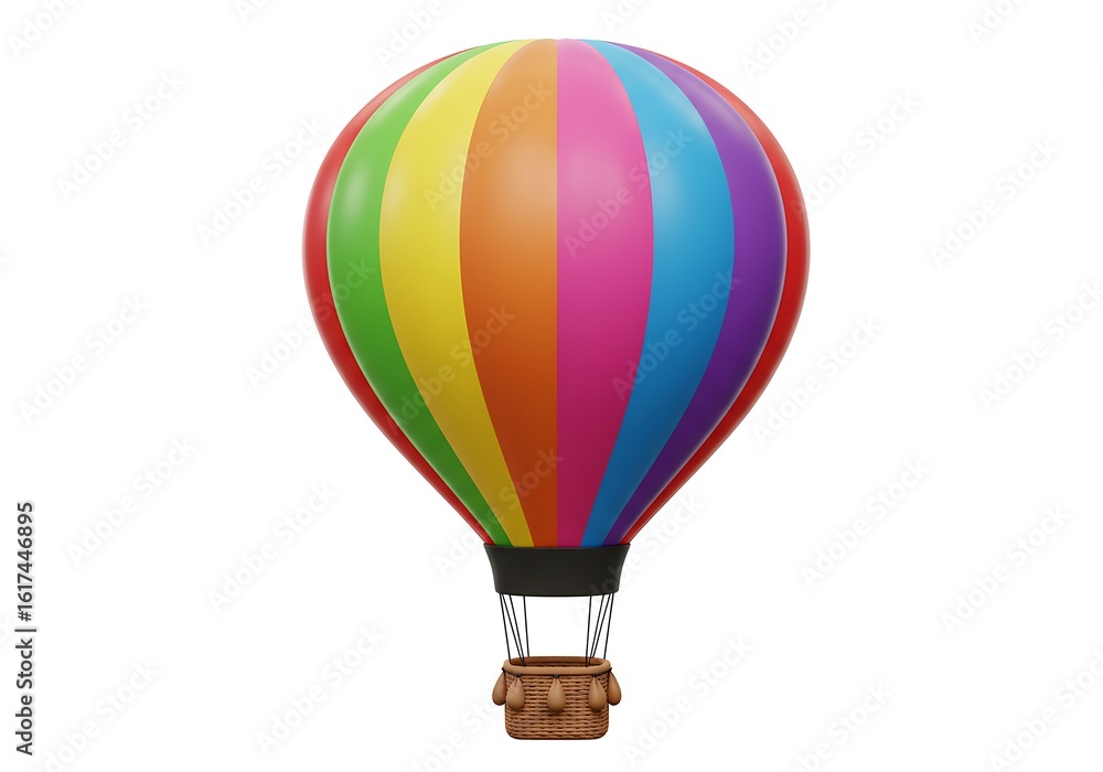 Fototapeta premium colorful hot air balloon
