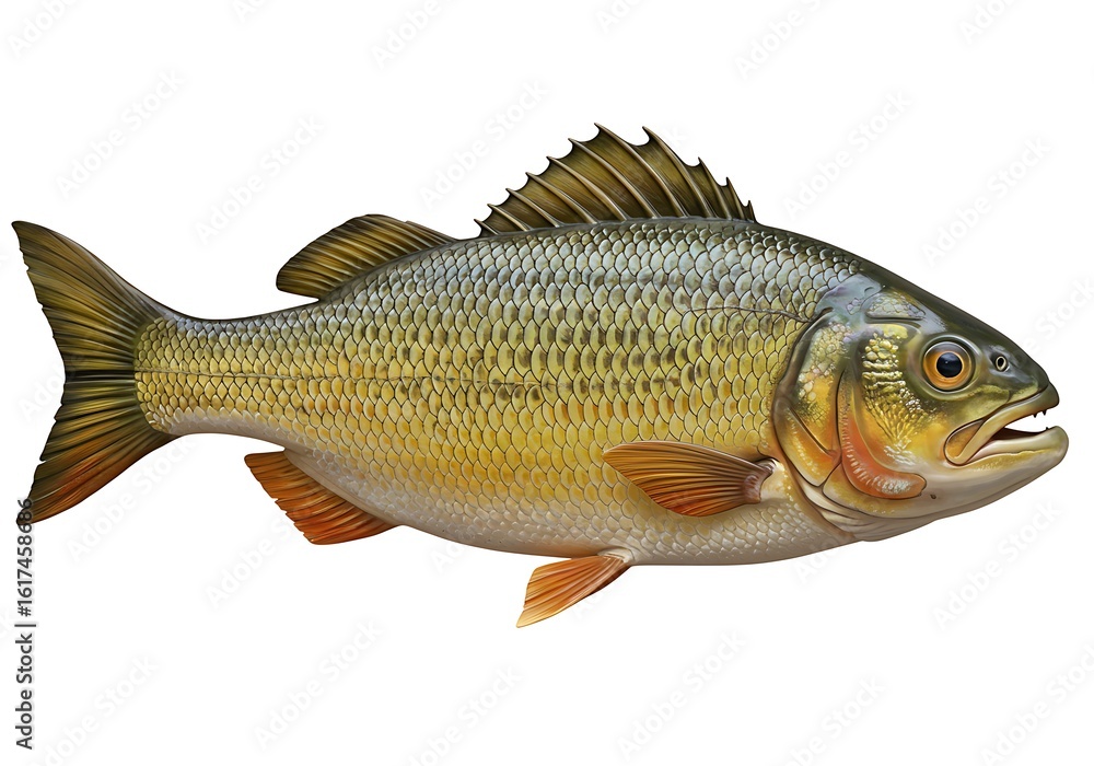 Fototapeta premium 黄金の鱗光