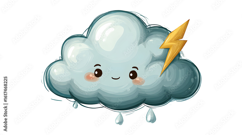 Obraz premium blue bird and cloud