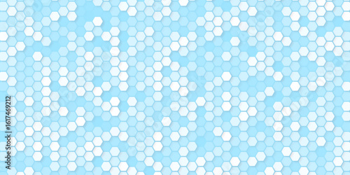 Honeycomb pattern with hexagon mesh. Texture bee comb grid. Hexagon white background. Geometric grid.