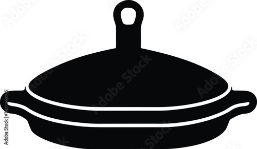 Trivet Heat Protector silhouette vector art illustration