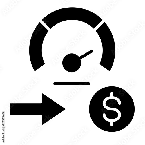 Credit Score  Icon Element For Design