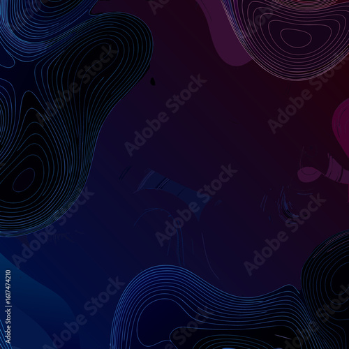 Neon Geometry in Motion