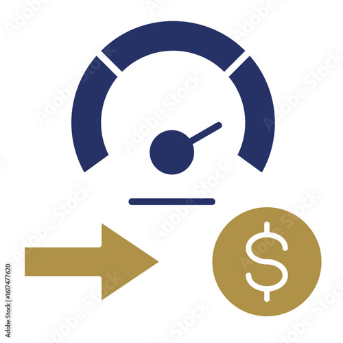 Credit Score  Icon Element For Design