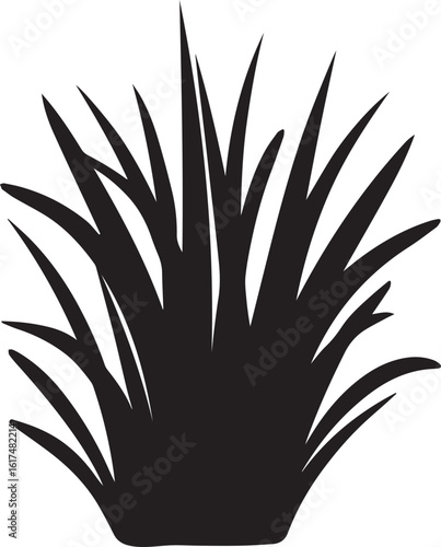 Grass Silhouette vector illustration	