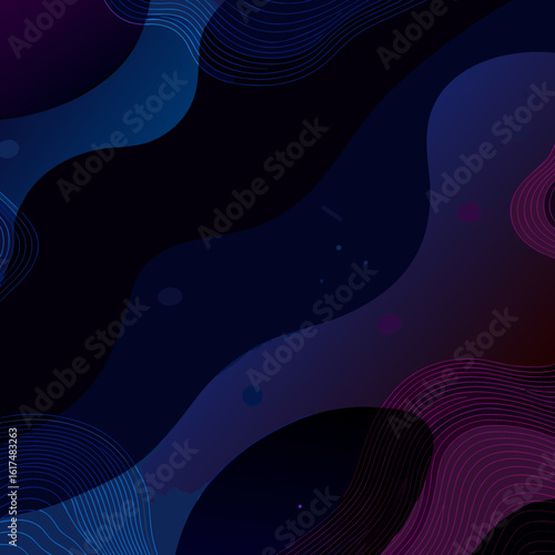 Neon Geometry in Motion