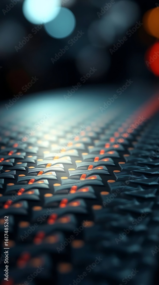 Fototapeta premium Futuristic Carbon Fiber Texture Background with Motorsport and Technology Theme