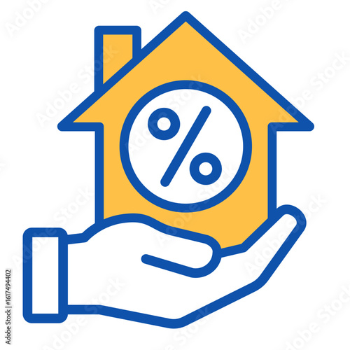 Mortgage  Icon Element For Design