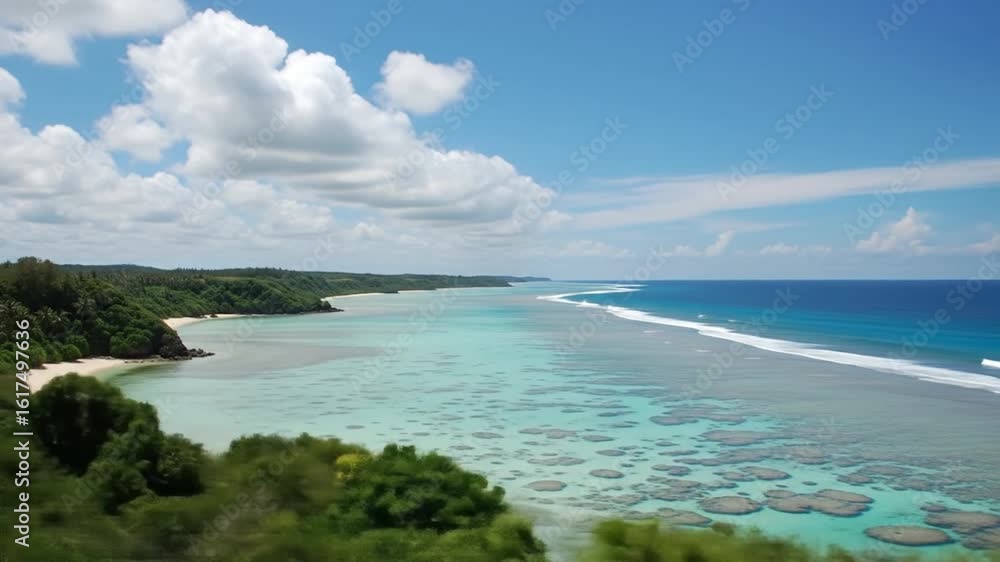 Tropical Paradise: Pristine Beach & Coral Reefs Tropical Paradise: Pristine Beach & Coral Reefs