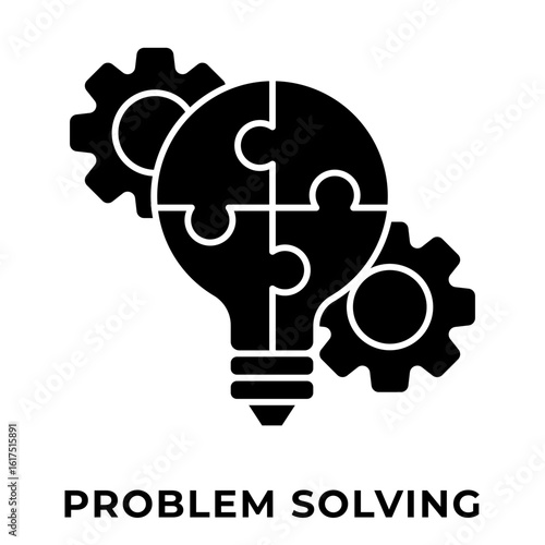 Single Icon Problem Solve, Perfect for Presentation, Website, Apps and more, Icon Glyph Style