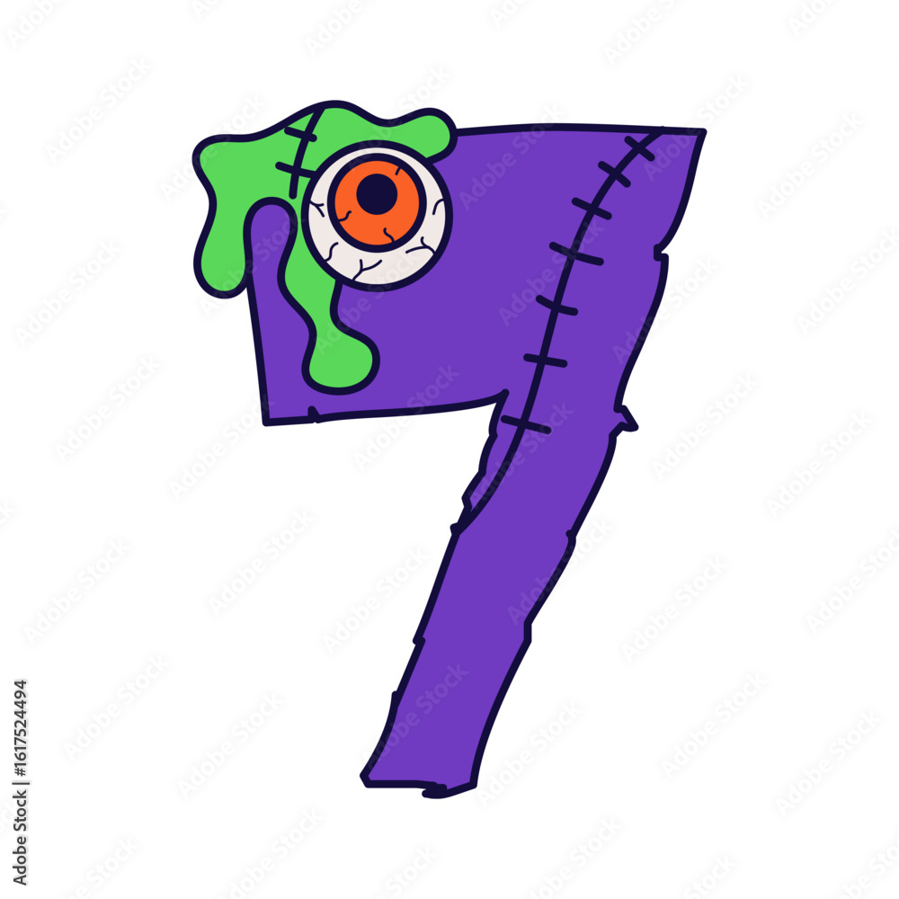 Obraz premium Halloween Alphabet
