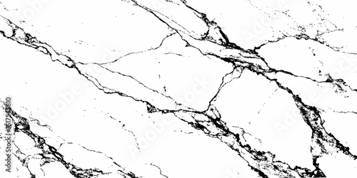  High-contrast, black and white abstract marble pattern with sharp, fractured dark veins on a pristine white background, natural stone texture.