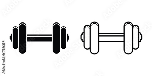 barbell icon for sports
