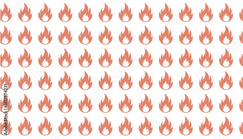 燃えている火の柄パターン