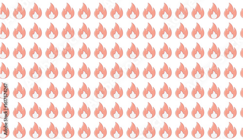 燃えている火の柄パターン