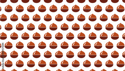 栗の柄パターン