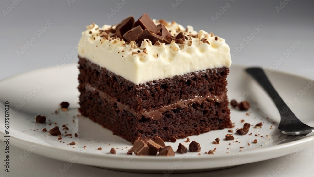 piece of chocolate cake piece of chocolate cake
