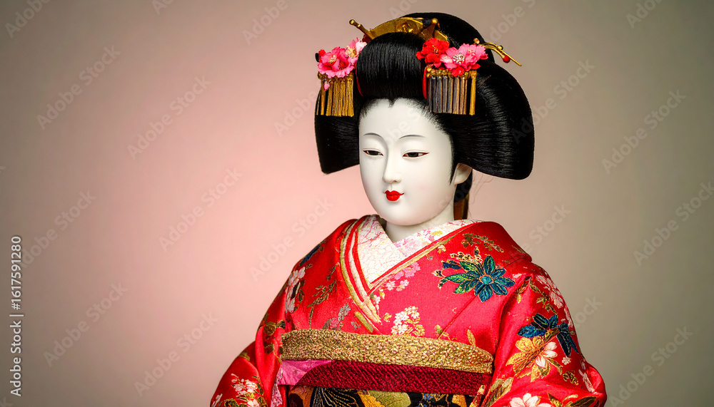 日本 人形 生成AI 背景 日本 人形 生成AI 背景