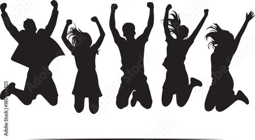 vector silhouettes of people