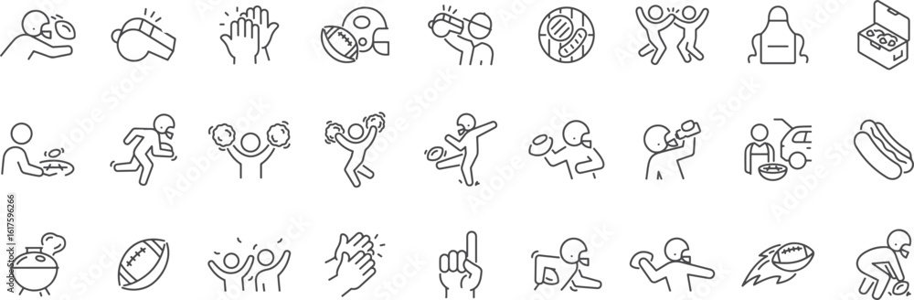Fototapeta premium Fitness and Healthy Lifestyle Icon Set – Exercise, Yoga, Workout, Running, Stretch, Meditation, Training, Sports, Physical Activity, Strength, Wellness, Gym, Health Care, Cardio, Balance, Athlete, Fle