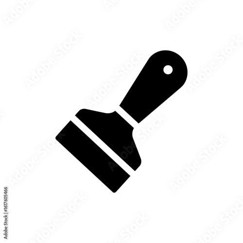  Bench scraper black filled icon kitchen baking tool