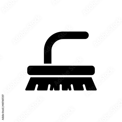  Grout Brush Cleaning Tool Black Filled Icon