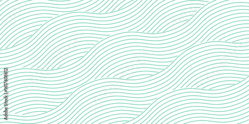 farm green banner, organic abstract background with fields. wavy green lines, natural organic products. ecology background. striped farmer green Pattern
