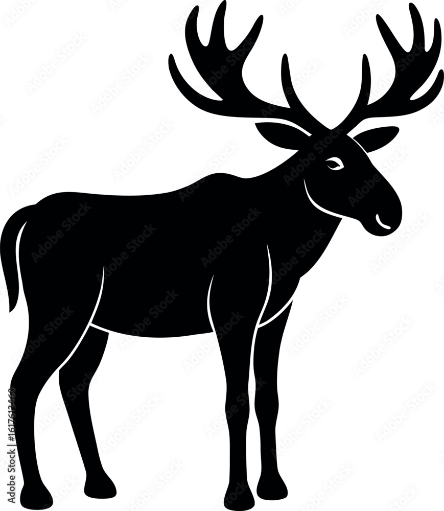 Obraz premium deer vector illustration