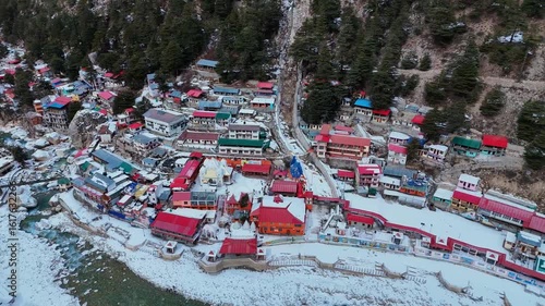 4K Drone View of Harsil Valley & Gangotri | Snow-Capped Himalayas, Uttarakhand | Majestic Himalayan River & Bhairavghati in 4K | Aerial Cinematic Shots
