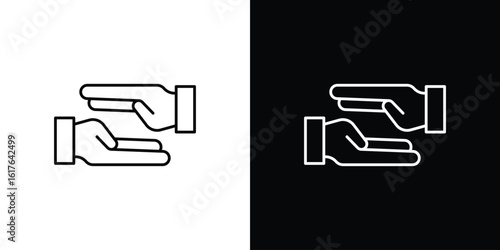 Forgiveness icon design. Thin graphic elements vector illustration