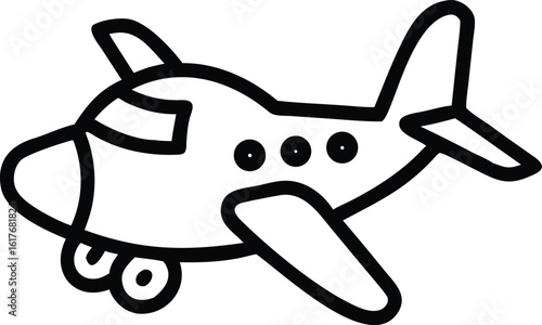 Simple outline drawing of a dog's head animal