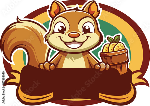 Cat dog and mouse cartoon illustration with cat holding gift and happy pets