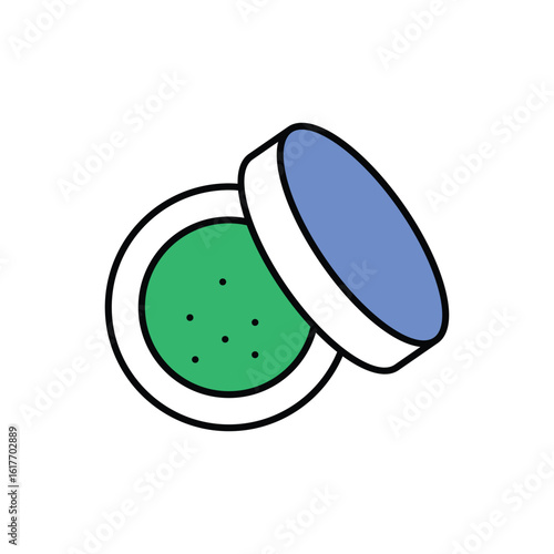 Compact Powder Icon vector stock illustration