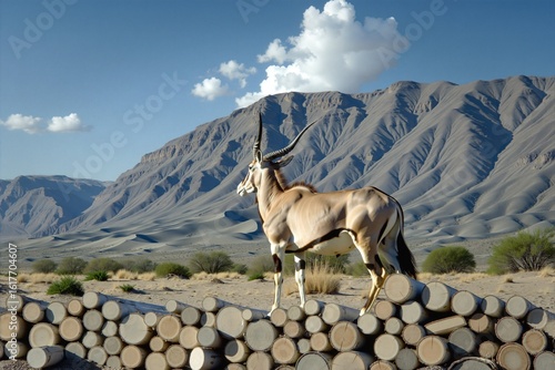 Fototapeta Naklejka Na Ścianę i Meble -  Zwierzęta różnych stron świata. Pupile w ich naturalnym środowisku. Piękne portrety czworonogów.