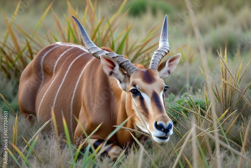 Fototapeta Naklejka Na Ścianę i Meble -  Zwierzęta różnych stron świata. Pupile w ich naturalnym środowisku. Piękne portrety czworonogów.