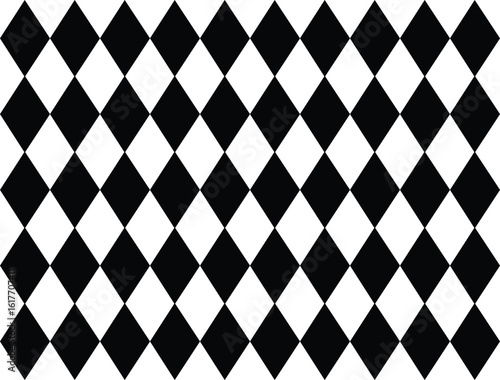 Seamless diamonds pattern. repeating pattern of alternating black and white. Diamond pattern background. Seamless diamonds pattern
