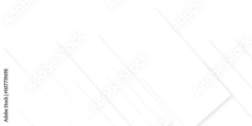 Abstract white background with texture pattern, layered geometric triangle shapes, white and grey glossy squares with faint geometric lines featuring intersecting patterns. background and design.