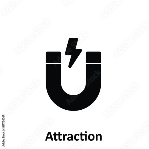 Attraction Vector Icon which can easily modify or edit