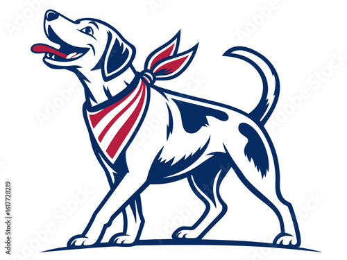Majestic Labrador Retriever in Hunting Pose