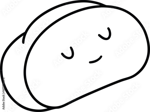 smiley face with a smile